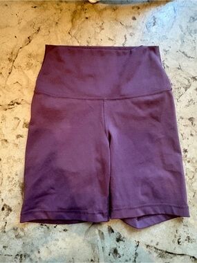 Yogalicious Plum High-Waist Women’s Bike Shorts